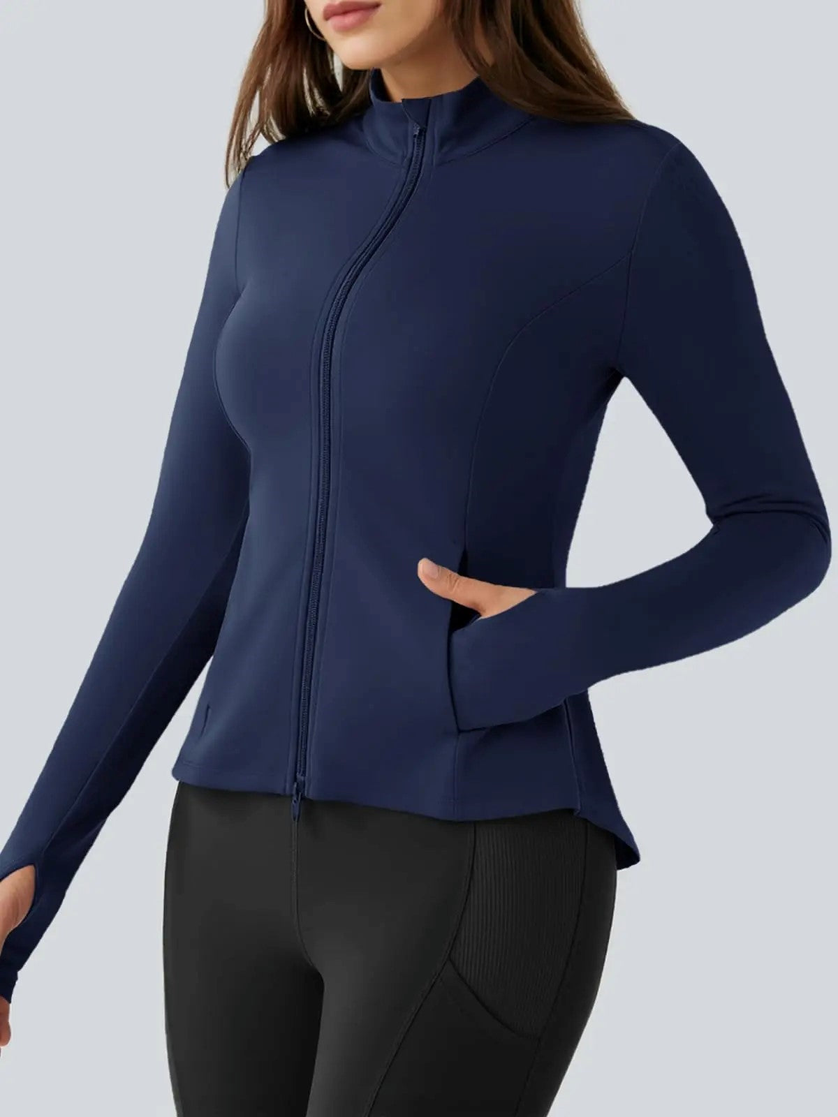 Women's Lightweight Zip-Up Athletic Jacket