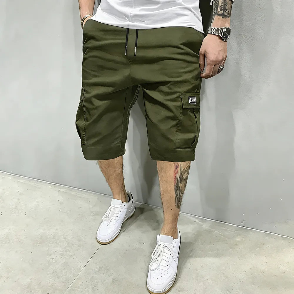 「🛒90%OFF only today」Men's Pockets Drawstring Cargo Shorts