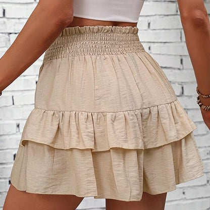 💝Last Day Promotion⚡Boho Ruffle Skorts
