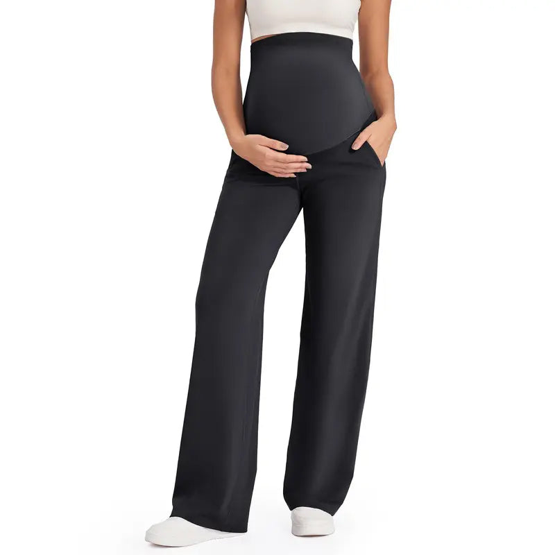 Maternity Wide-Leg Pants for Ultimate Comfort & Style 🤰✨