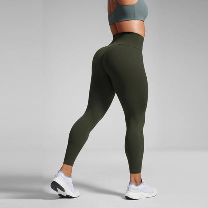 Elevate Your Workout: Seamless High-Waisted Leggings with Sculpting Fit