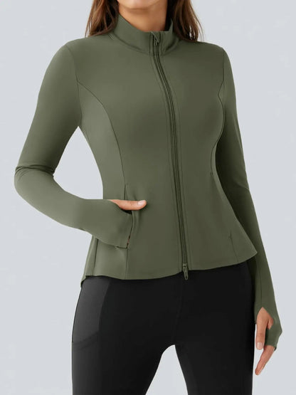Women's Lightweight Zip-Up Athletic Jacket