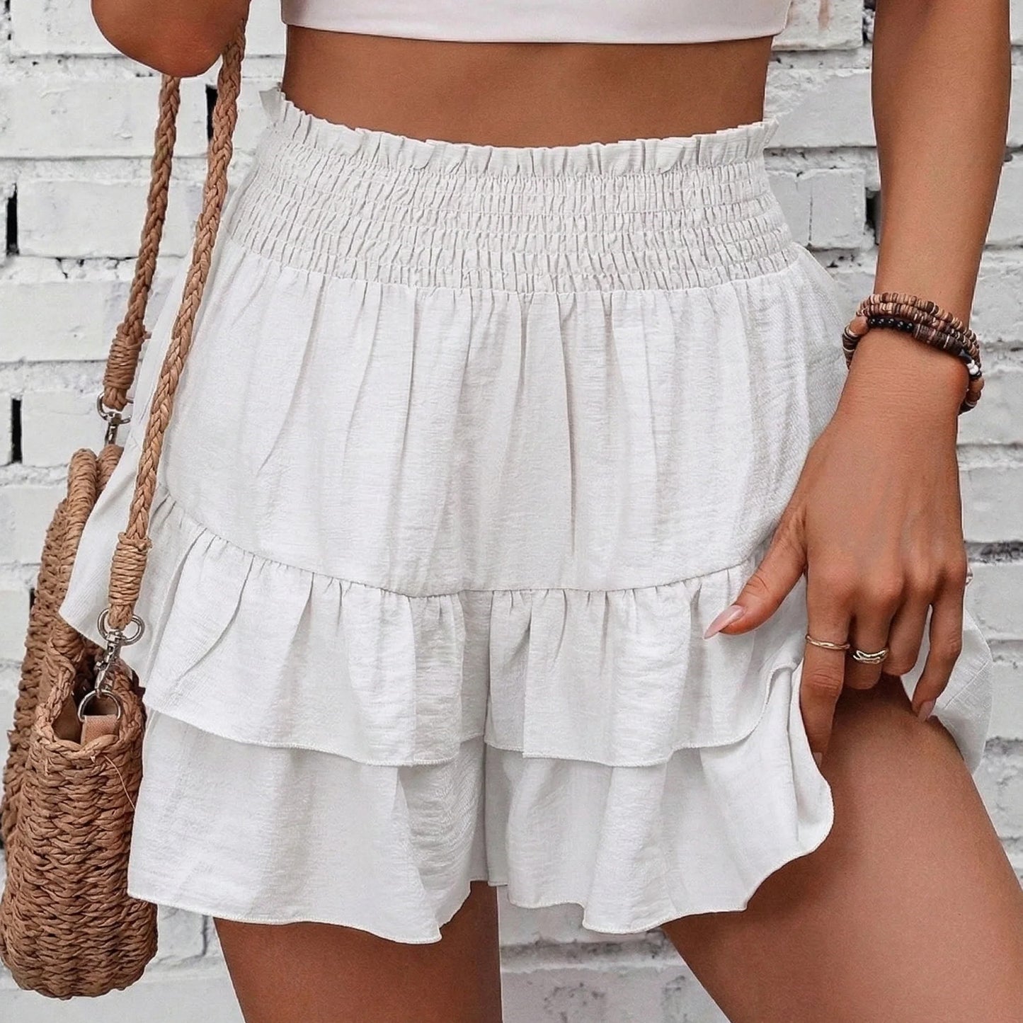 💝Last Day Promotion⚡Boho Ruffle Skorts