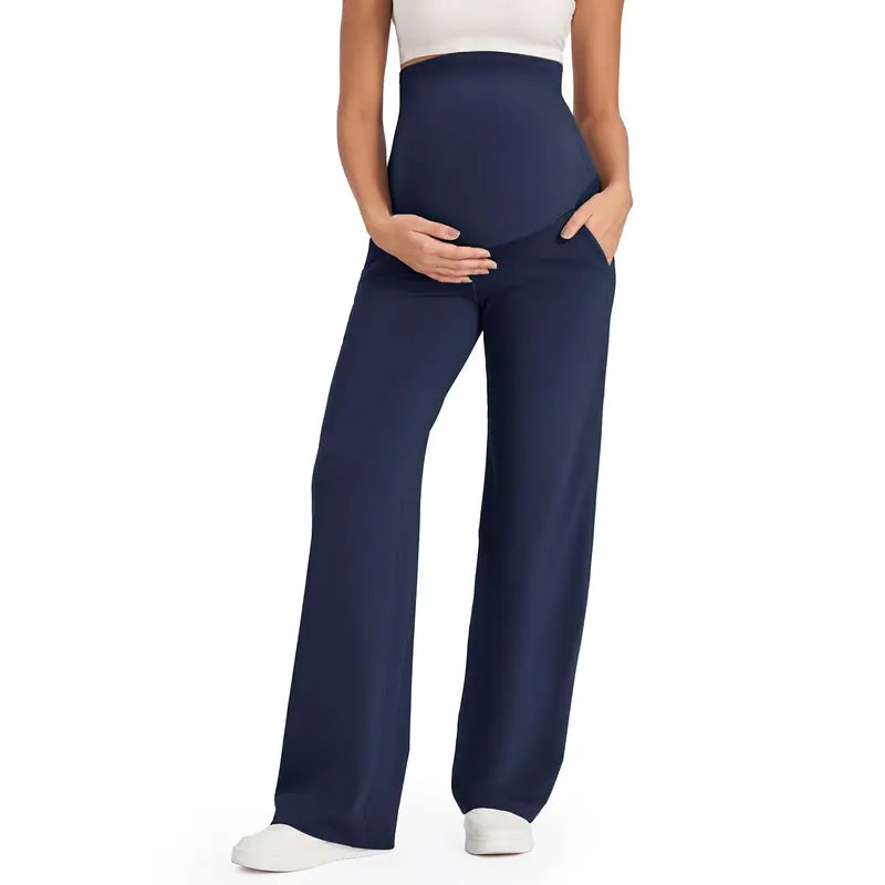 Maternity Wide-Leg Pants for Ultimate Comfort & Style 🤰✨