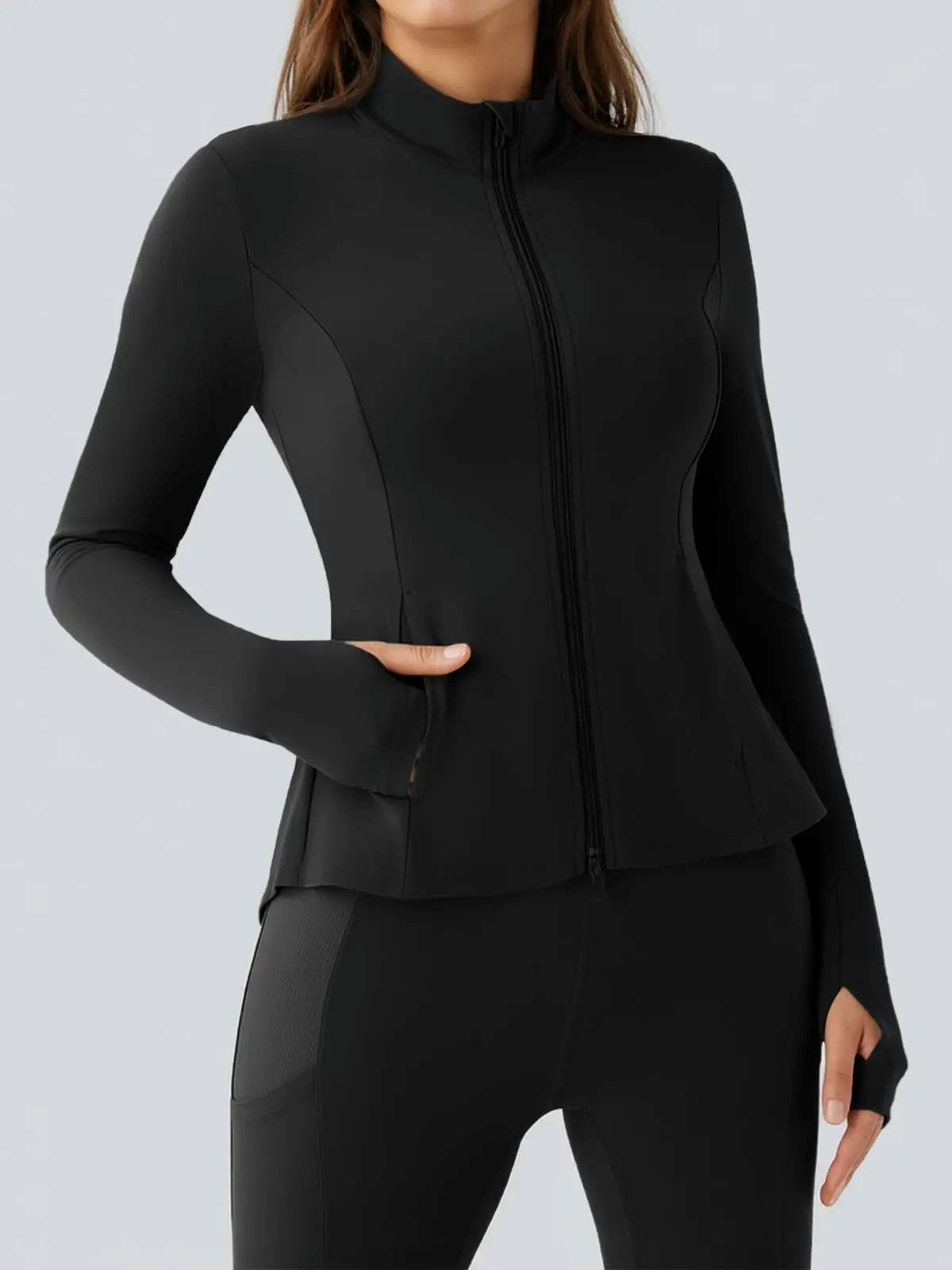Women's Lightweight Zip-Up Athletic Jacket