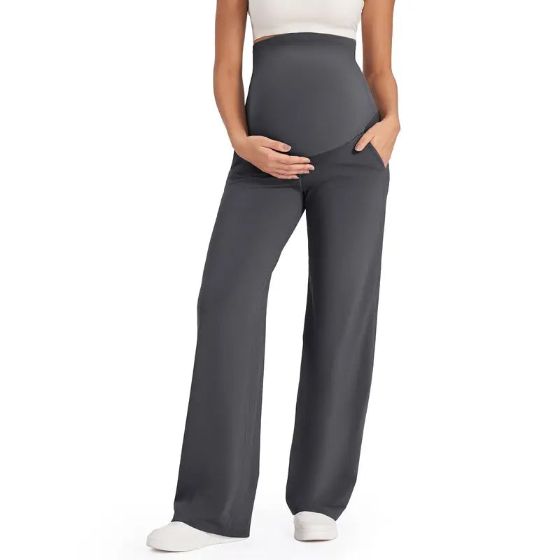 Maternity Wide-Leg Pants for Ultimate Comfort & Style 🤰✨
