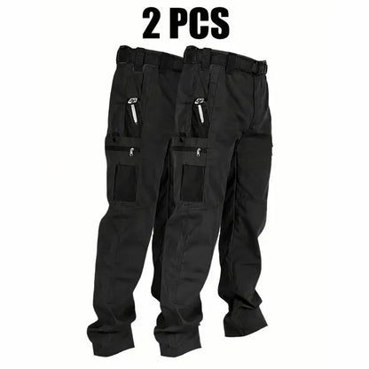 Men's Solid Color Tactical Work Pants