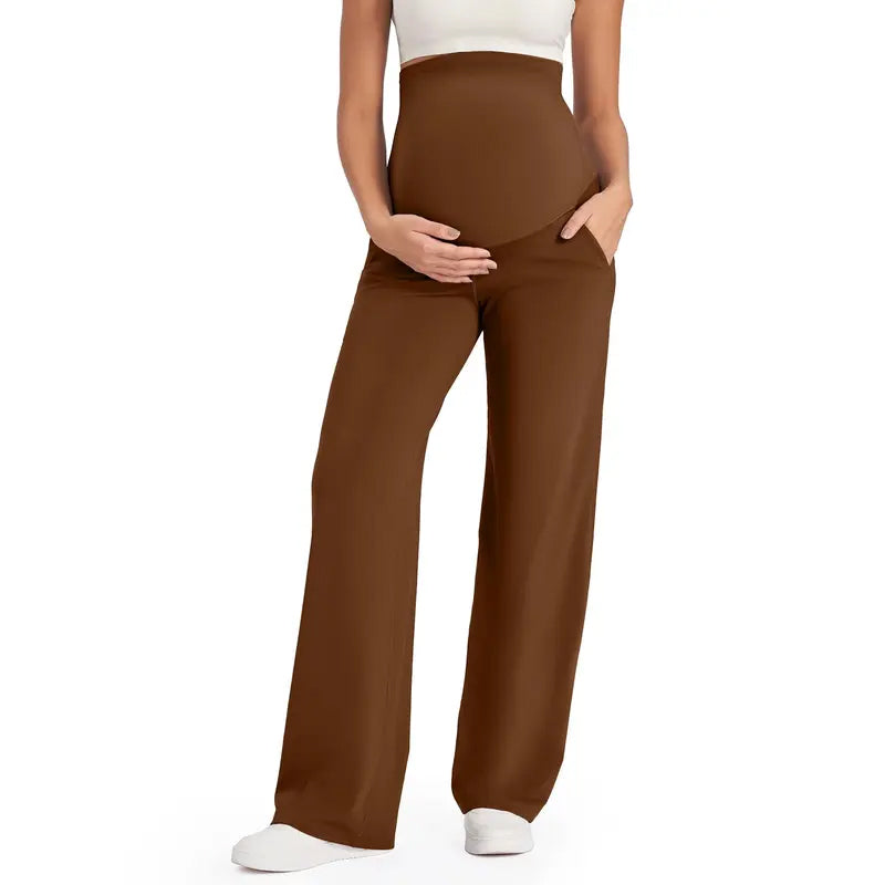 Maternity Wide-Leg Pants for Ultimate Comfort & Style 🤰✨