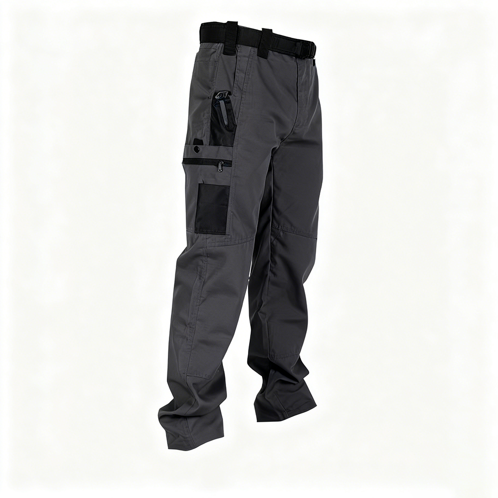 Men's Solid Color Tactical Work Pants