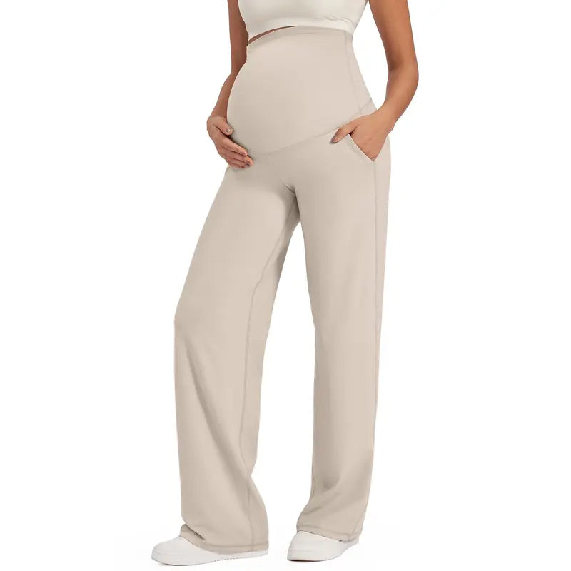 Maternity Wide-Leg Pants for Ultimate Comfort & Style 🤰✨