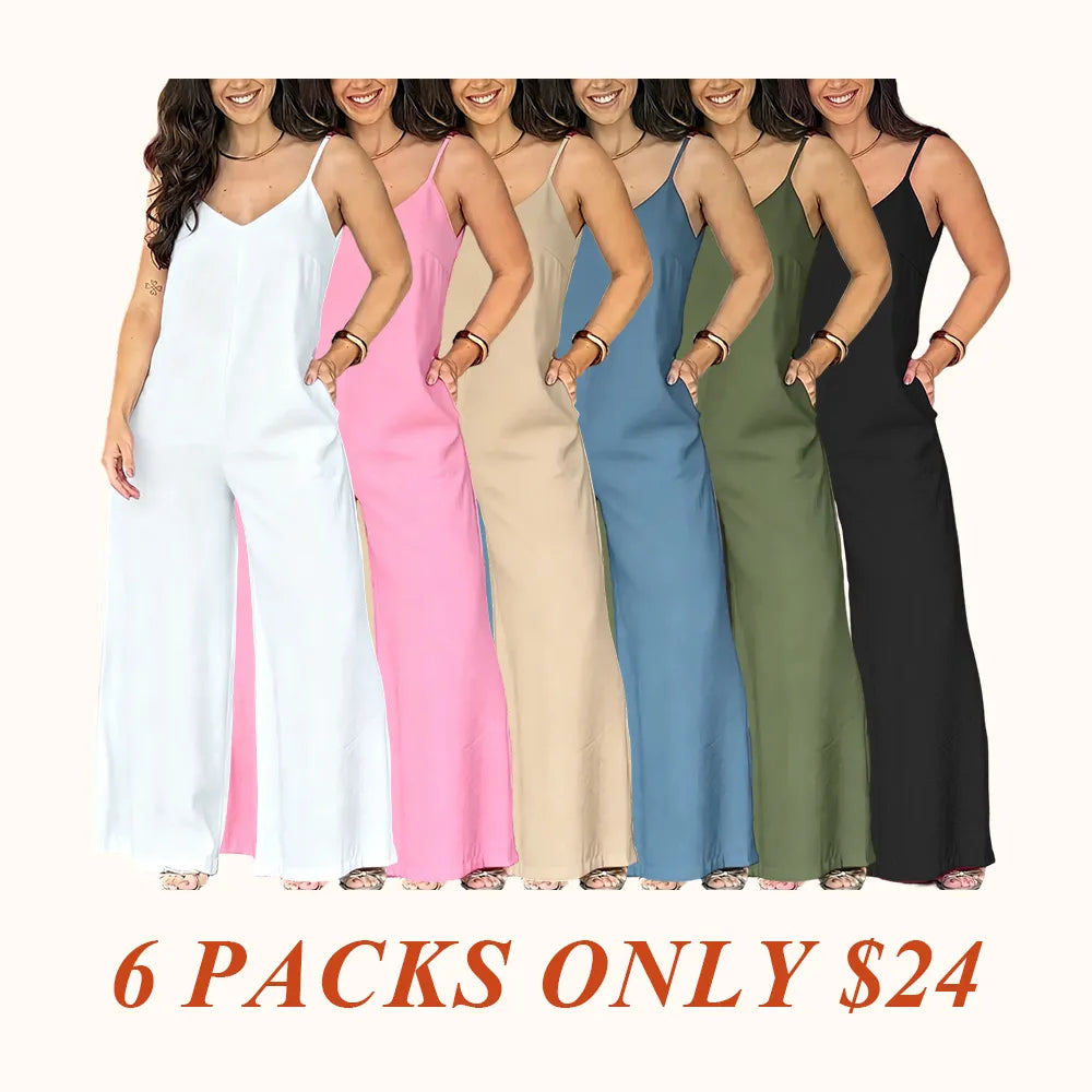 Women's Elegant Solid Color Strapless Jumpsuit, Stylish One-Piece for Casual Wear, Comfortable and Versatile Fashion Choice