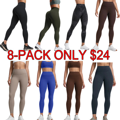 Elevate Your Workout: Seamless High-Waisted Leggings with Sculpting Fit
