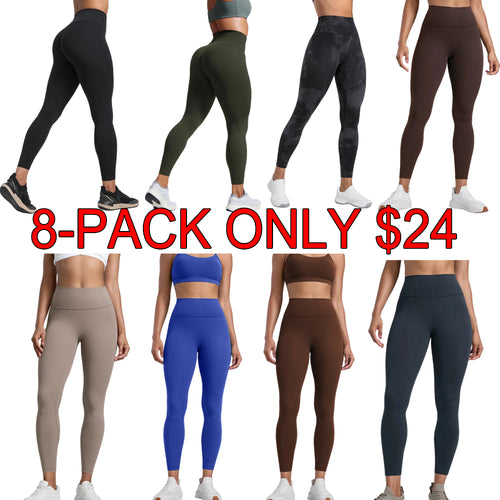 Elevate Your Workout: Seamless High-Waisted Leggings with Sculpting Fit