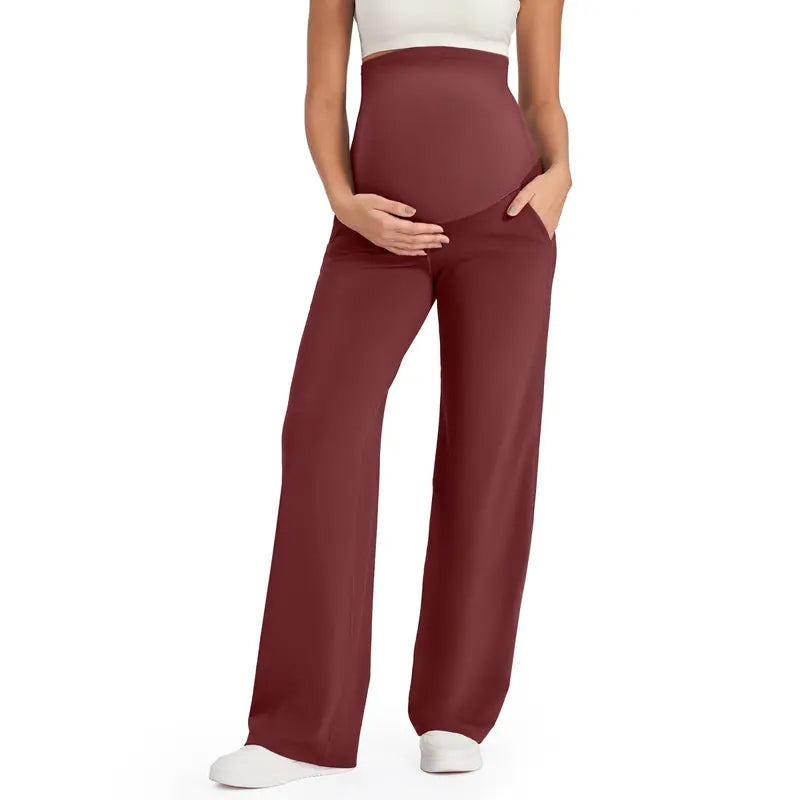Maternity Wide-Leg Pants for Ultimate Comfort & Style 🤰✨