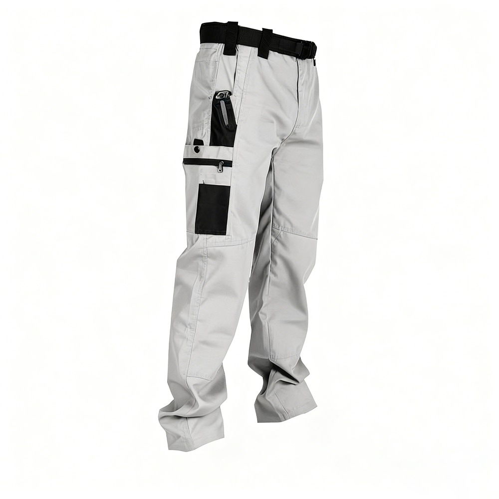 Men's Solid Color Tactical Work Pants