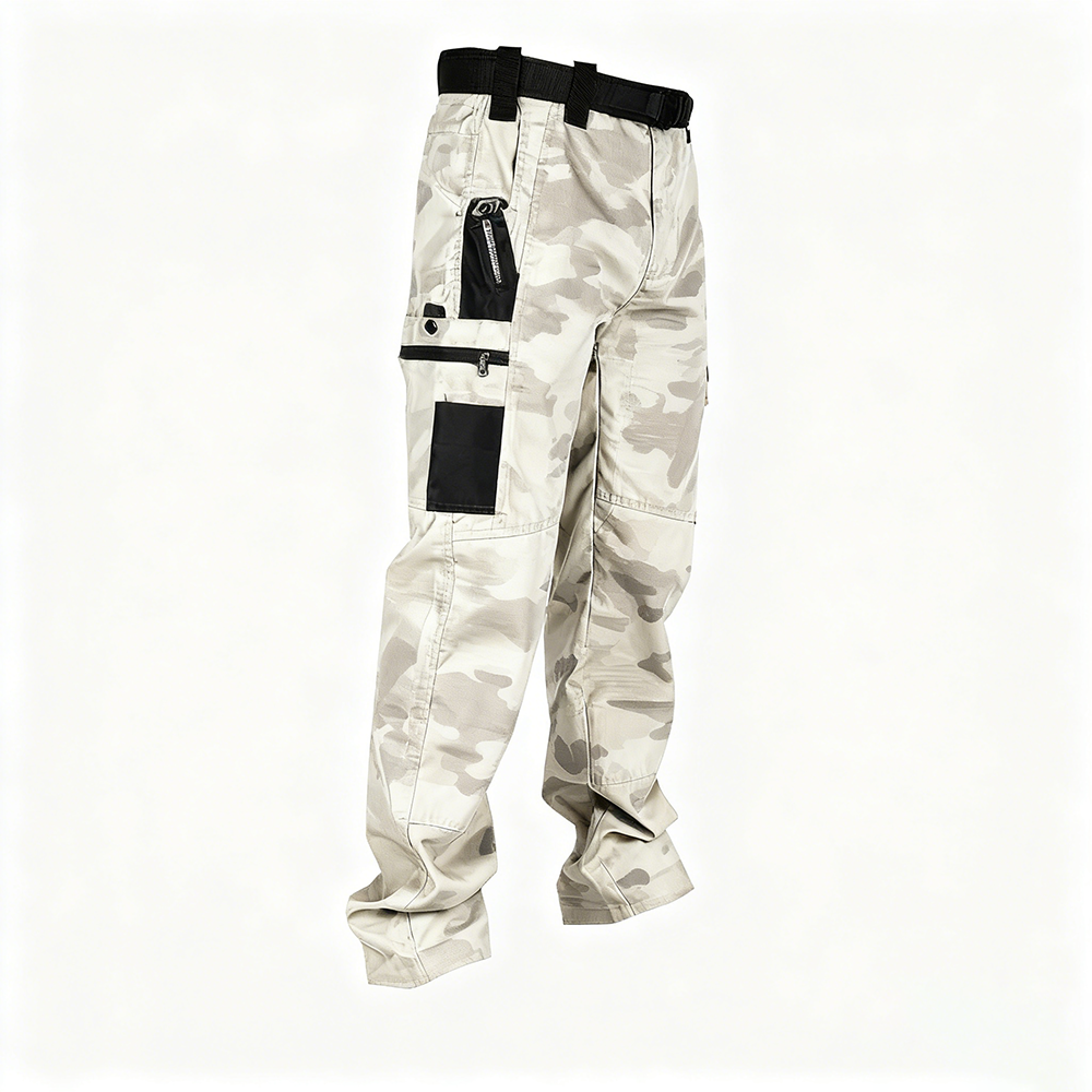 Men's Solid Color Tactical Work Pants