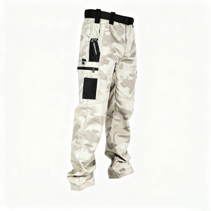 Men's Solid Color Tactical Work Pants