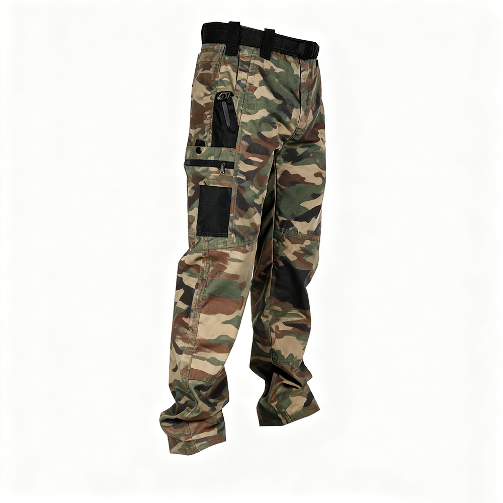 Men's Solid Color Tactical Work Pants