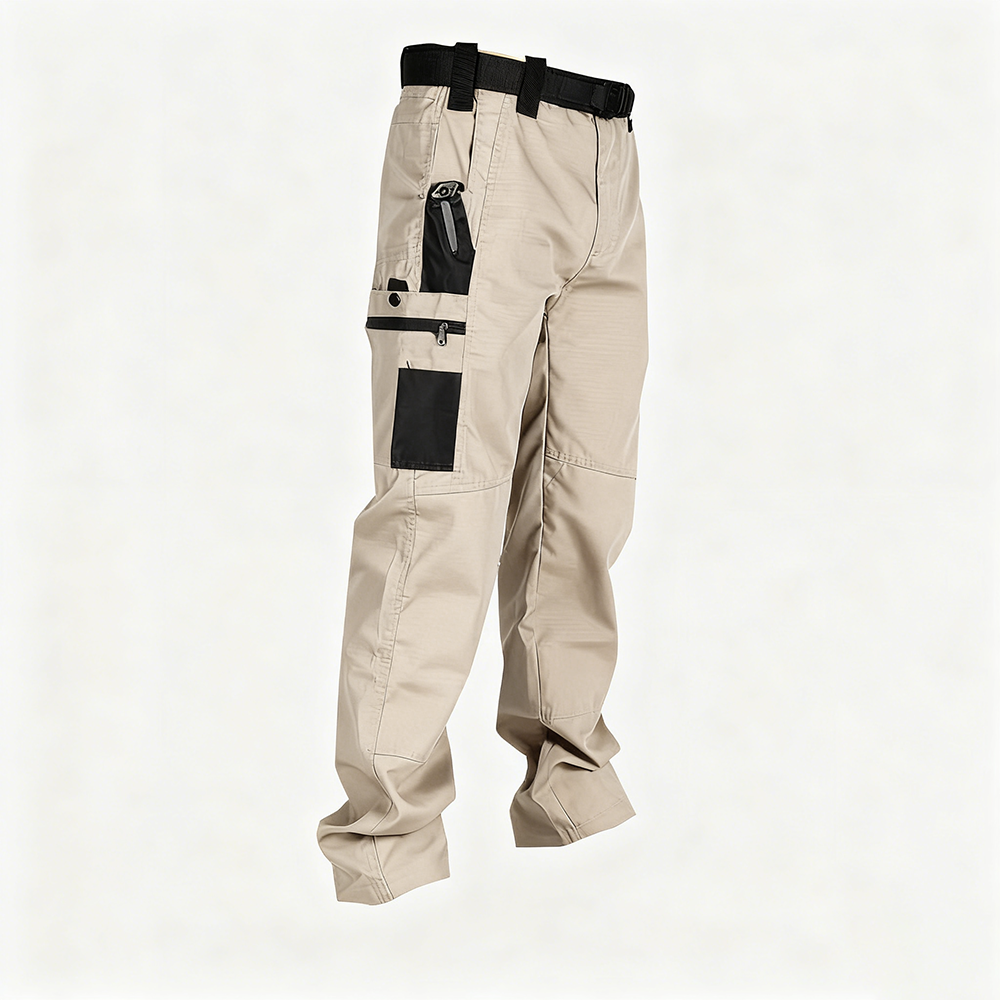 Men's Solid Color Tactical Work Pants