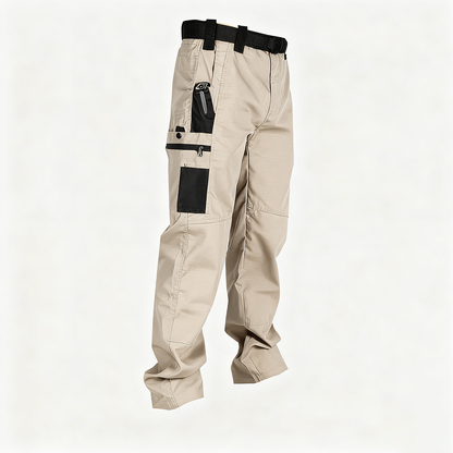 Men's Solid Color Tactical Work Pants