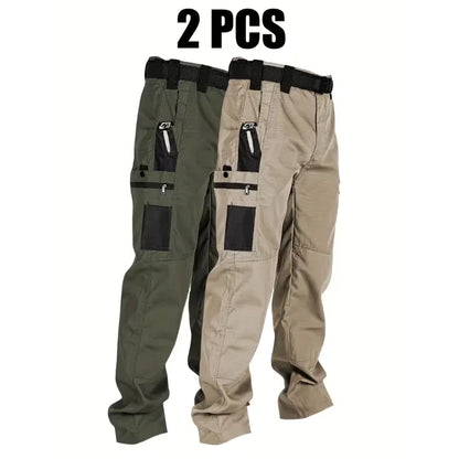 Men's Solid Color Tactical Work Pants