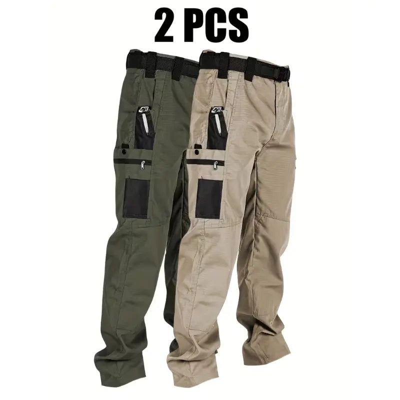 Men's Solid Color Tactical Work Pants